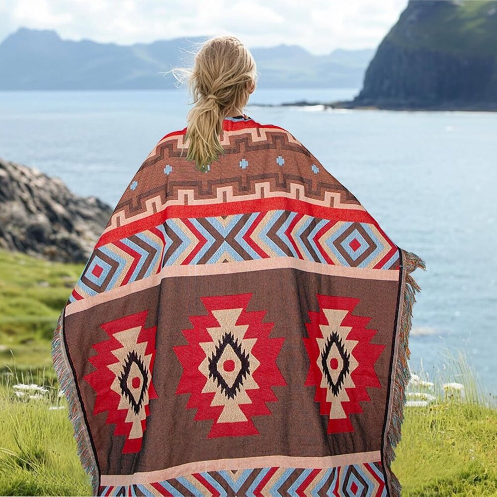 Boho Throw Blanket 50"70"